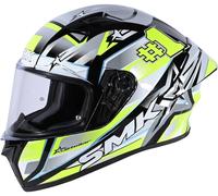 SMK Stellar Uno Sport Casco, grigio/giallo, Taglia L (59)