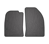 SMK Tappetini Auto Anteriori per Ford Fusion 2002-2012 - Tappetini Auto Gomma Robusto e Flessibile 100% Gomma, Tappetino Auto con Tappi Compatibili, Design Unico per Autisti Esigenti