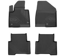 SMK Tappetini auto gomma per Hyundai Santa Fe III 2012-2018 Sperimentate un nuovo standard di viaggio con i tappeto gomma antiscivolo per auto - tappeto gommato multistagionali per tutte le condizioni