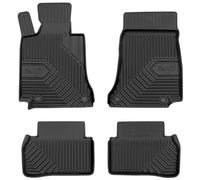 SMK Tappetini auto gomma per Mercedes-Benz C Classe W205 2014-2021 Sperimentate un nuovo standard di viaggio con i tappeto gomma antiscivolo per auto - tappeto gommato multistagionali per tutte le con