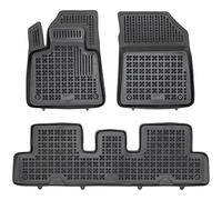 SMK Tappetini in gomma per auto adatto per Citroen C4 Spacetourer 2018-2022 Sperimentate un nuovo standard di viaggio con i tappeto gomma antiscivolo per auto - tappeto gommato multistagionali per tut