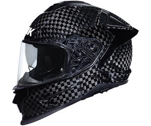 SMK Titan Carbon 06 Casco, carbone, taglia S per maschi