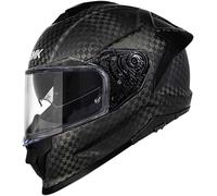 SMK Titan Carbon Solid, casco integrale S female Nero Opaco