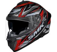 SMK Typhoon Rival, casco integrale S female Opaco Nero/Rosso/Grigio/Argento
