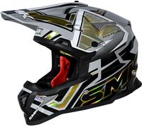 Casco Integrale Cross SMK ALLTERRA X-ACES Nero Oro M