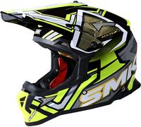 Casco Integrale Cross SMK ALLTERRA X-ACES Nero Giallo S
