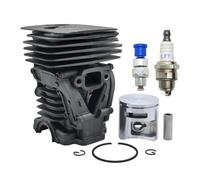 SmLFZA Kit pistone Cilindro 44mm Candela L7T a 2 Tempi con valvola di decompressione for Husqva 43CC 47CC 49CC 52CC 254 257 261 262 Parti