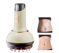 Smloplom Massaggiatore per drenaggio linfatico, strumento di massaggio anticellulite con microcorrente, calore, modalità di vibrazione per gambe, braccia, addome, macchina per scolpire tutto il corpo