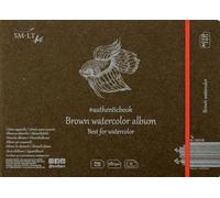 SMLT 5AB-12ST/B Authentic Line - Blocco per acquerelli con cuciture, 245 x 176 mm, 12 fogli