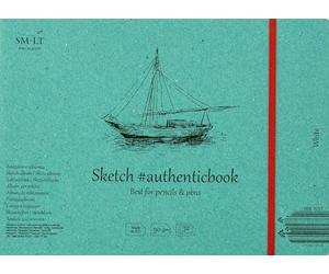 smlt 5eb-83922 32ST Authentic Line 245 X 176 mm blocco da disegno genaehtes authenticbook, 90 GSM carta bianco, 32 fogli