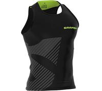 SMMASH Camicia da Allenamento per Uomo Compression Shirt per Sport Canotta Senza Maniche All'aperto Running Fitness Top T-Shirt Sportivo