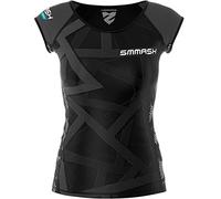 SMMASH Camicia Funzionale Camicia da Donna A Compressione Camicia Sportiva A Manica Corta Traspirante con Tecnologia Seconda Pelle Fitness Top Outdoor