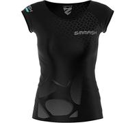 SMMASH Camicia Funzionale Camicia da Donna A Compressione Camicia Sportiva A Manica Corta Traspirante con Tecnologia Seconda Pelle Fitness Top Outdoor