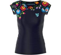 SMMASH Camicia Funzionale Camicia da Donna A Compressione Camicia Sportiva A Manica Corta Traspirante con Tecnologia Seconda Pelle Fitness Top Outdoor