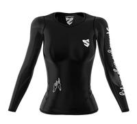 SMMASH Camicia Funzionale Camicia da Donna A Compressione Camicia Sportiva A Manica Lunga Traspirante con Tecnologia Seconda Pelle Fitness Top Outdoor