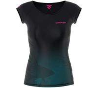 SMMASH Camicia Funzionale da Donna A Compressione Sportiva A Manica Corta Traspirante Con Tecnologia Seconda Pelle - Fitness Top Outdoor