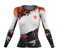 SMMASH Maglietta funzionale da donna, a compressione, a maniche lunghe, traspirante, tecnologia Second Skin, Sub, s