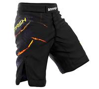 SMMASH MMA Shorts Uomo Thaibox Muay Thai Pants Pantaloni da Boxe Pantaloni Sportivi Pantaloncini da Allenamento Chiusura in Traspirante Resistente All'Abrasione