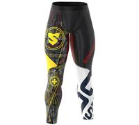 SMMASH Pantaloni A Compressione Pantaloni da Corsa per Uomo Leggings Lunghi Leggings Sportivi per Uomo Tecnologia di Seconda Pelle Traspirante Pantaloni da Corsa
