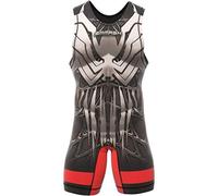 SMMASH Professionali Wrestling Singlet Ragazzo, Body con Elastico per Boy con all'Apertura della Gamba, Traspirante e Leggero, Materiale Antibatterico, Prodotto nell'Unione Europea