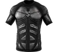 SMMASH Rashguard Uomo Manica Corta, Maglietta a Compressione MMA Krav Maga BJJ Grappling Running Palestra, Canotta Palestra Traspirante Leggero, Maglia in Materiale Antibatterico, Prodotto dell'UE
