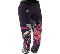 SMMASH Sport Leggings Leggings Sportivi da Donna 3/4 Capri Push Up Pantaloni Sportivi Opachi Pantaloni da Yoga Tecnologia Seconda Pelle
