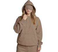 SMMZRF Felpa Maschera per Gli Occhi Integrata, modalità Aereo, Comoda Felpa con Cappuccio, Felpa-Cachi-3Xl