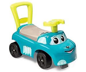 Smoby 2-in-1 Ride on Car, Il Mio Primo Veicolo scivolante Unisex-Baby, Blu, 1