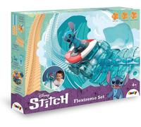 Smoby 7600180927 Pista Flextreme Stitch con auto e personaggio Stitch
