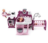 Smoby - Baby Nurse Centro Gioco per Bambole, 7600220349, + 3 Anni, 3 Aree Gioco, 23 Accessori Inclusi