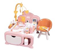 Smoby - Baby Nurse - Cocoon Nursery - Per neonati fino a 42 cm - Numerosi accessori e funzioni di gioco - Materiale riciclato - Dai 3 anni in su - Prodotto in Francia