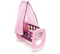 Smoby- Baby Nurse Culla con baldacchino, Colore Rosa, 7600220338