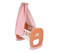 Smoby - Baby Nurse - Culla - Per neonati fino a 42 cm - Lettino con materassino in tessuto - Materiale riciclato - Dai 18 mesi - Prodotto in Francia