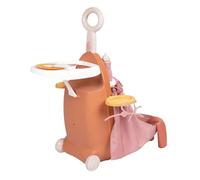 Smoby - Baby Nurse - Valigia 3 in 1 per neonati - Per neonati fino a 42 cm - 6 accessori - Seggiolino per la pappa - Angolo nanna - Dai 18 mesi - Prodotto in Francia