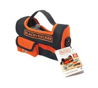 Smoby Cassetta degli Attrezzi in Tessuto Black+Decker 7600360919 – 4 utensili, dai 3 anni