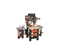 Smoby - Black + Decker Mega Center, 7600360726WEB, +3 Anni, 3 Aree Gioco, 100 Accessori