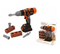 Smoby Black + Decker Trapano/Avvitatore con Accessori