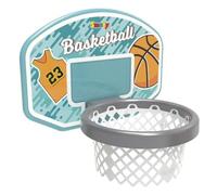Smoby- Canestro da Basket per scivoli Smoby, 7600820700, Colore Blu, + 3 anni -