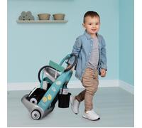 Smoby - Carrello pulizia + aspirapolvere elettronico con rumore di aspirazione - 9 Accessori - Batterie incluse - dai 3 anni