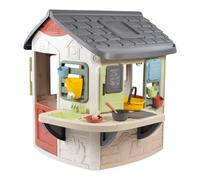 Smoby life mud cooking house - casetta cucina fango con 16 accessori, anti-uv da 2 anni