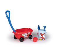 Smoby - Chariot de plage garni Spidey - Fabriqué en France - Pour enfants a part