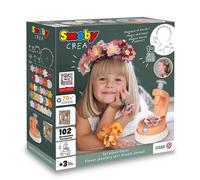 Smoby Créa - Set di gioielli a forma di fiore - Attività di bricolage - Creazione di gioielli - Numerosi accessori - Dai 3 anni - Prodotto in Francia