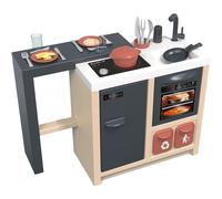 Smoby - Isola da cucina - Design moderno - Superficie di gioco a 360° - Funzioni tradizionali - 23 accessori - Materiale riciclato - Dai 3 anni in su - Prodotto in Francia