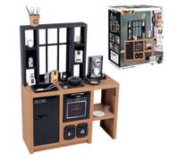SMOBY - CUCINA LOFT, STILE INDUSTRIALE, ALTEZZA PIANO 50 CM, 32 ACCESSORI, RACCOLTA DIFFERENZIATA, MADE IN FRANCE