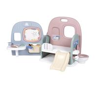 Smoby - Cura del bambino - Cameretta - Per bambole fino a 42 cm - Numerosi accessori - Funzioni di gioco - Materiale riciclato - Dai 3 anni - Prodotto in Francia