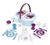 Smoby- Disney Frozen 2 Cestino Pic Nic, 7600310511, +3 Anni, 21 Accessori, Manico Ergonomico