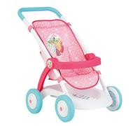 Smoby- DP Spazzola Disney Princess Passeggino, Colore Rosa, Bianco, Blu, 57 x 38 x 58 centimètres, 7/254002