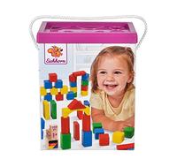 Smoby - Eichhorn- Secchio di Blocchi di Legno per Costruzioni, 3 Modelli Disponibili, Colore (Simba Toys 100002060)