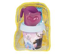 Smoby- Elsa Zaino da Spiaggia Frozen, Multicolore, 18 x 18 x 29 cm, 7600862218