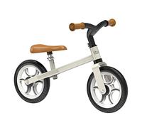 Smoby - First Bike - Beige - Bici senza pedali in metallo leggera per bambini - Ruote silenziose - Sella regolabile - Dai 2 anni
